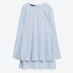 Zara XS Striped Blue Women's Top
